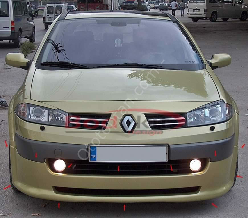 Renault Megane 2 Ön Tampon Eki (Makyajsız)
