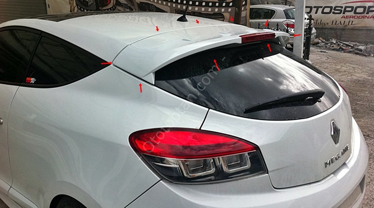 Renault Megane 3 Coupe Spoiler