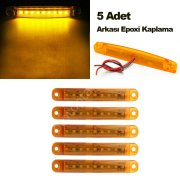 5 adet Turuncu Parmak Led 9 led