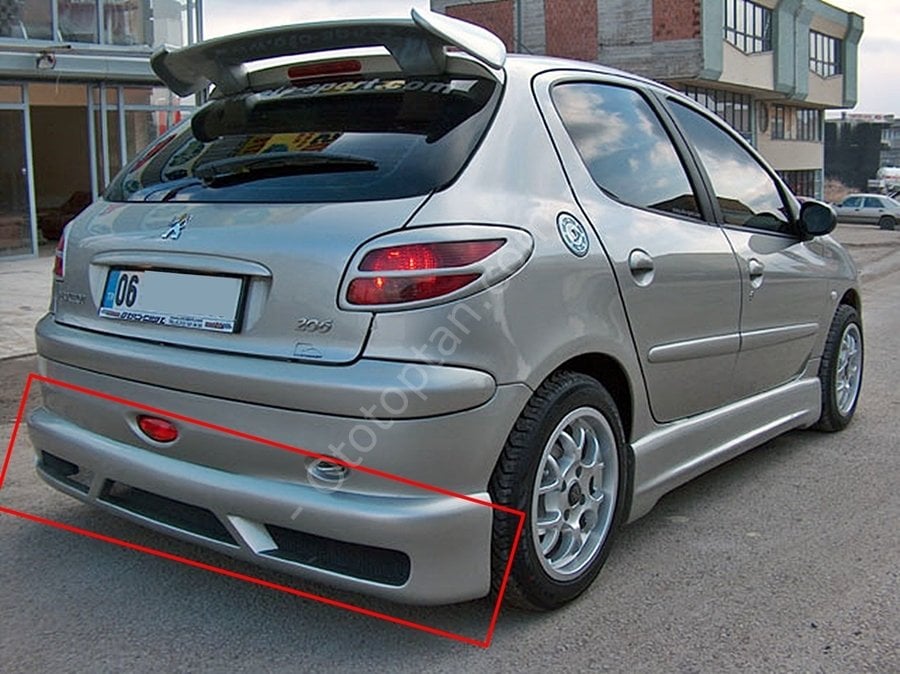 Peugeot 206 Arka Tampon Eki Model 2
