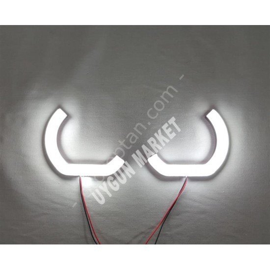 135 mm Beyaz  Angel Halka, 2 Li Pamuk Angel, L TİP