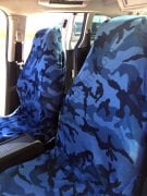 Mavi Kamuflaj Servis Kılıfı