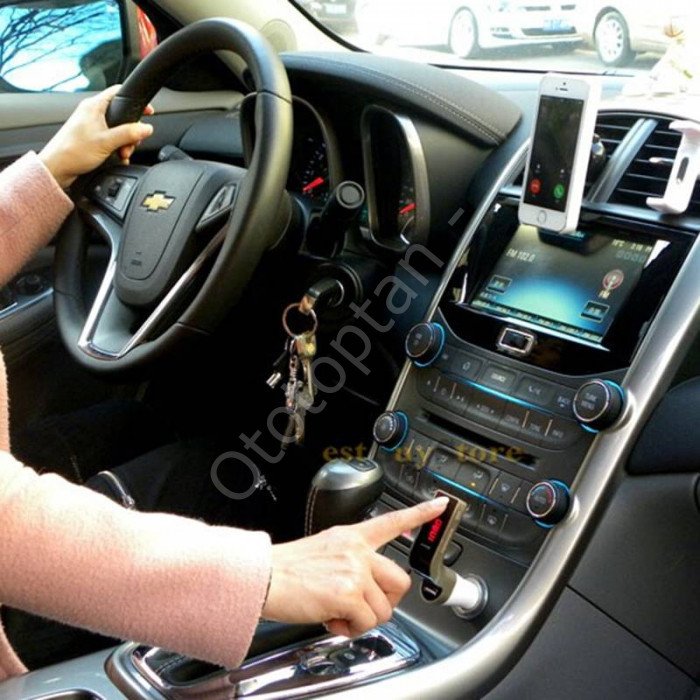 Carg7 Bluetooth Araç Kiti Usb Girişli  FM Transmitter