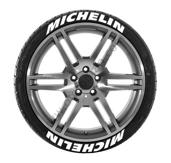 Michelin Lastik Yazısı 4 Adet + Yapıştırma