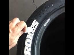 Proxes Lastik Yazısı 4 Adet + Yapıştırma