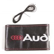 Nakışlı Audi Siyah Dikmeli Direksiyon Kılıfı