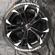 Continental Lastik Yazısı 4 Adet + Yapıştırma