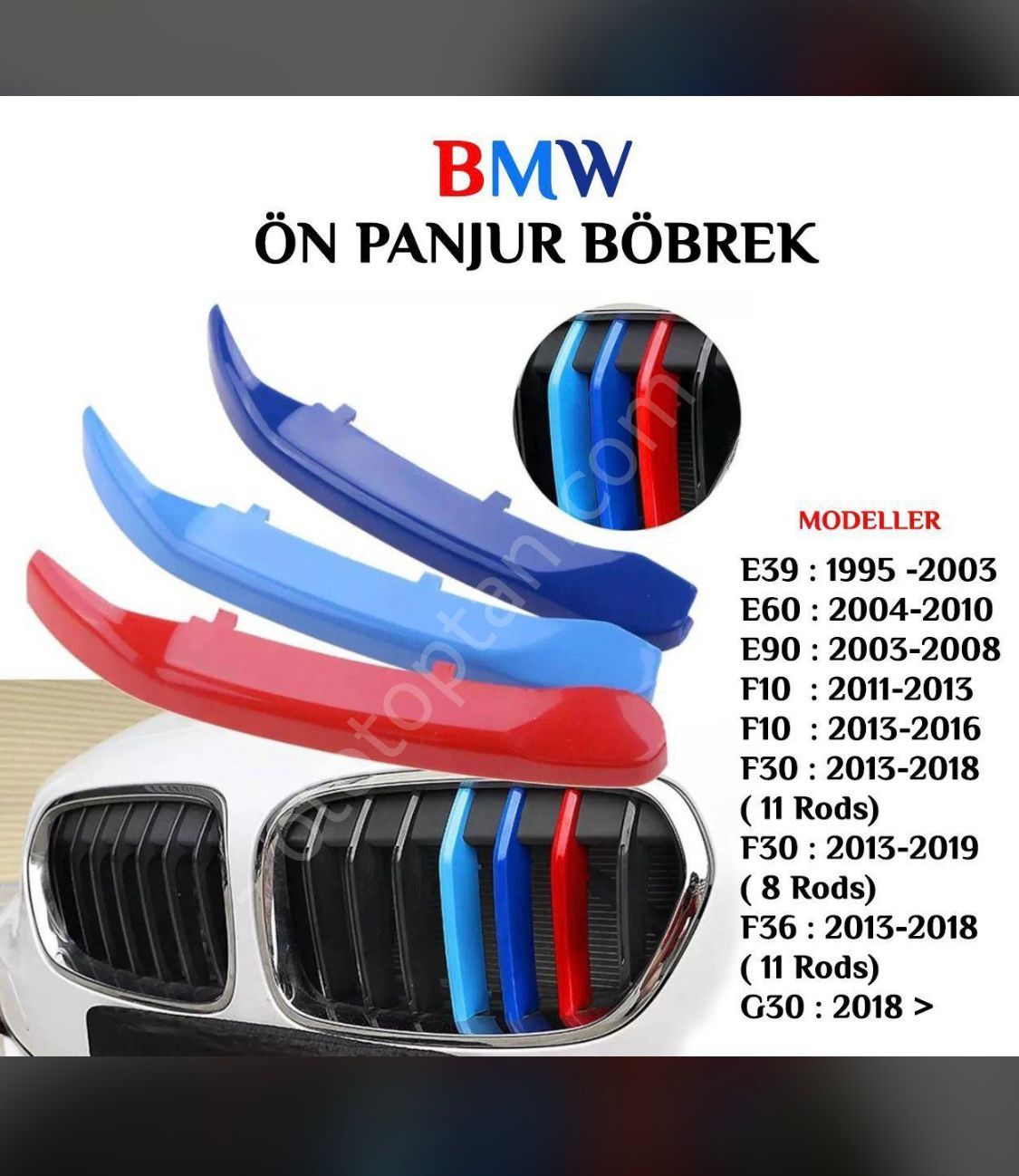 Bmw G30 Böbrek Şeridi 2013-2018