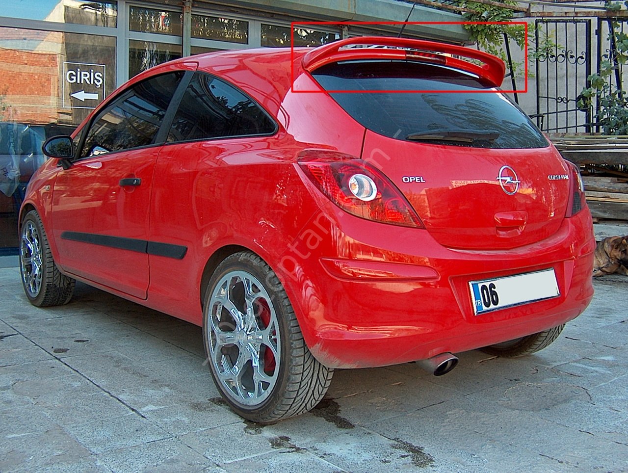 Opel Corsa D Tek Kapı Spoiler