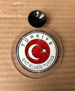 Türk Bayrağı Ön Cam Vantuzlu Arma Logo