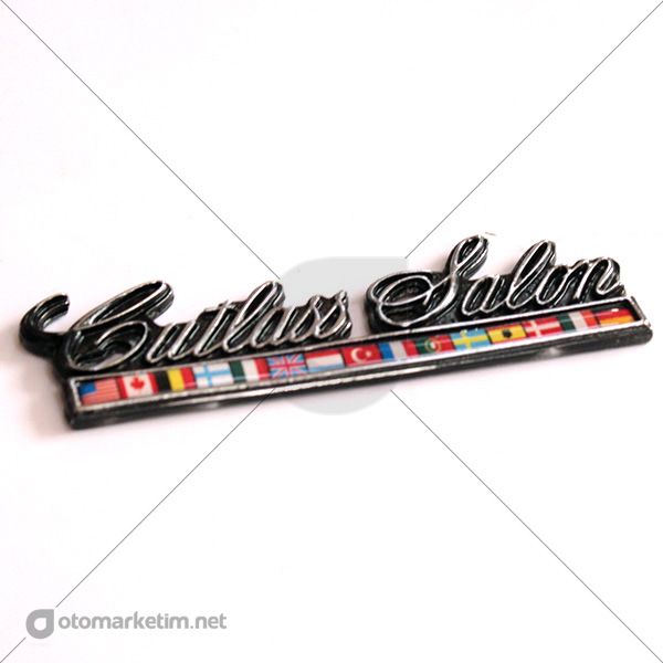 Cutlas Salon Döküm Logo (Ülke Bayraklı)