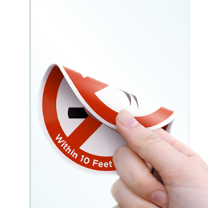 Çift yüz baskılı sticker etiket