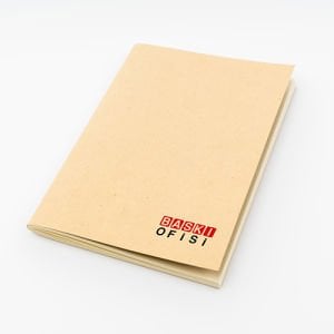 Kraft Logo Baskılı Promosyon Defter