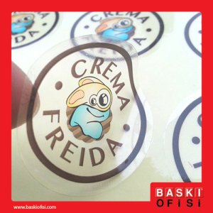 Şeffaf Sticker