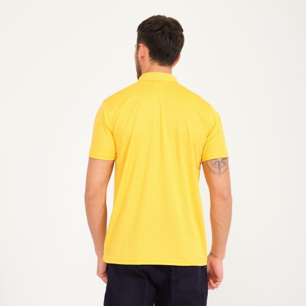 Sarı Forma Kappa Kumaş Polo Yaka İş Tişörtü