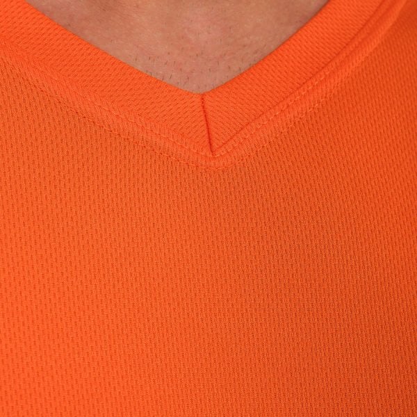 Turuncu Forma Kappa Kumaş V Yaka İş Tişörtü