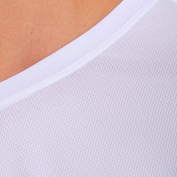 Beyaz Forma Kappa Kumaş V Yaka İş Tişörtü