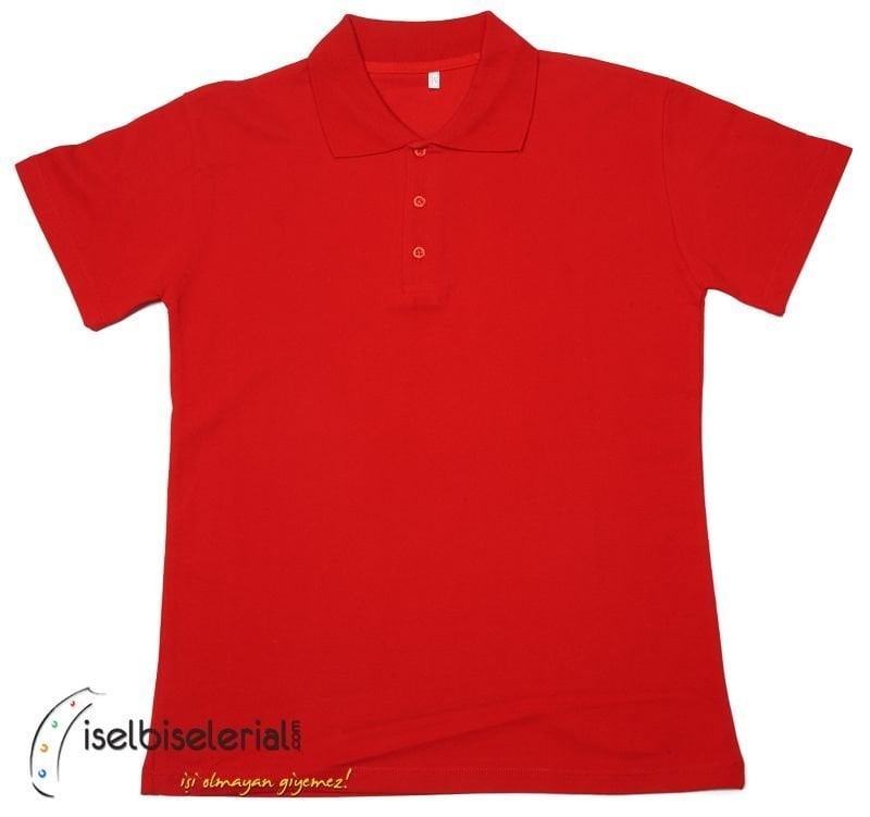 Kırmızı Polo Yaka İş Tişörtü