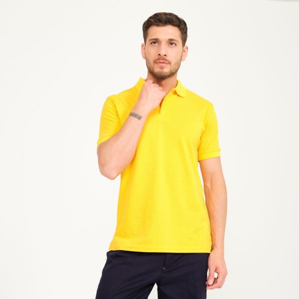 Sarı Polo Yaka İş Tişörtü