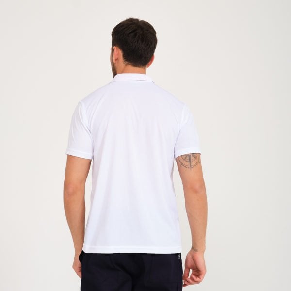 Beyaz Forma Kappa Kumaş Polo Yaka İş Tişörtü