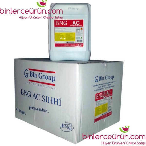BNG AC Sıhhi Konsantre Temizlik Ürünü 4 x 5 kg