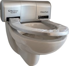 Clean Turn Sensörlü ve Butonlu - Hijyenik Klozet Kapağı (SILVER)