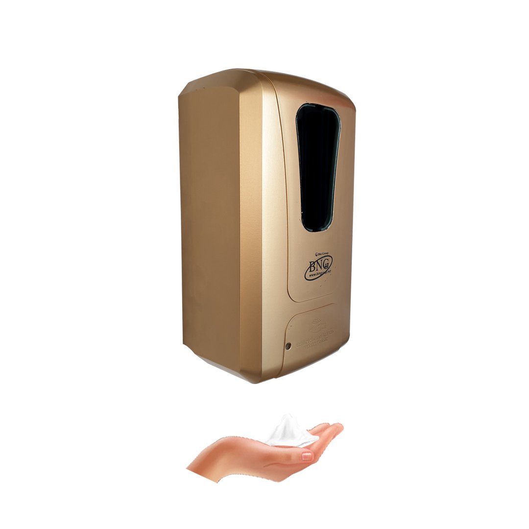 BNG Fotoselli Köpük Dispenseri Adaptörlü ve Pilli 850 ml (GOLD)