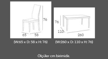 VİTELLO MOON BAHÇE MASA TAKIMI