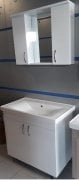 80 cm Alfa Dikdörtgen Taşlı Banyo Dolabı
