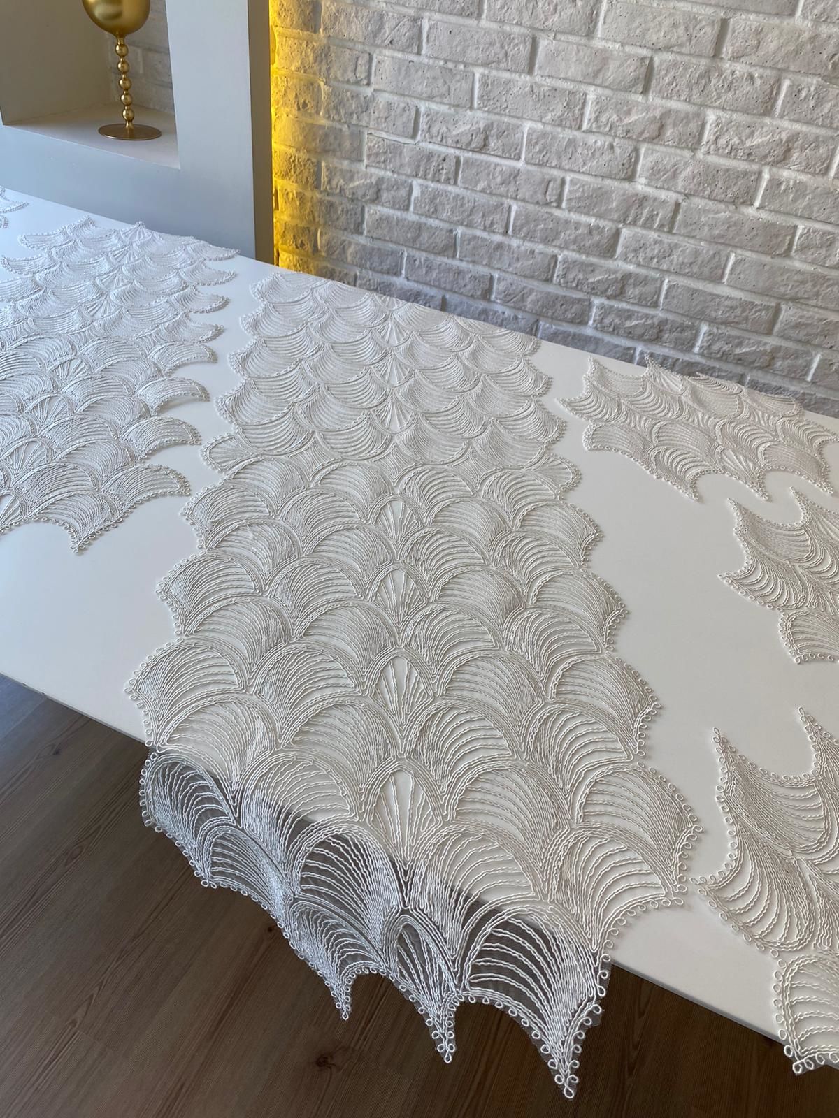 Dantel Salon Takımı | Ekru