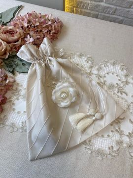 Nervürlü Kese (35*45 cm) | Cappuccino
