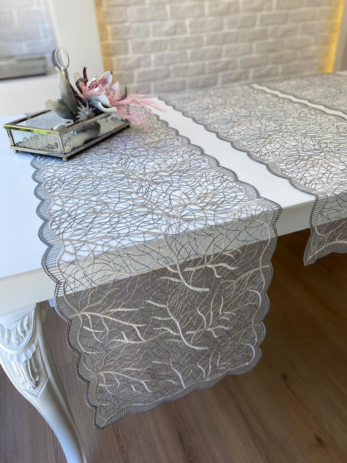 Dantel Salon Takımı | GRİ