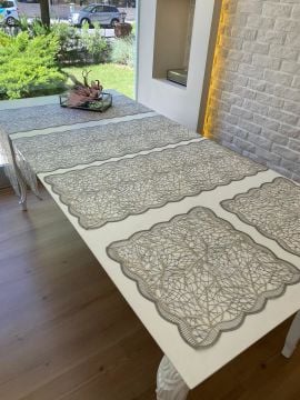 Dantel Salon Takımı | GRİ