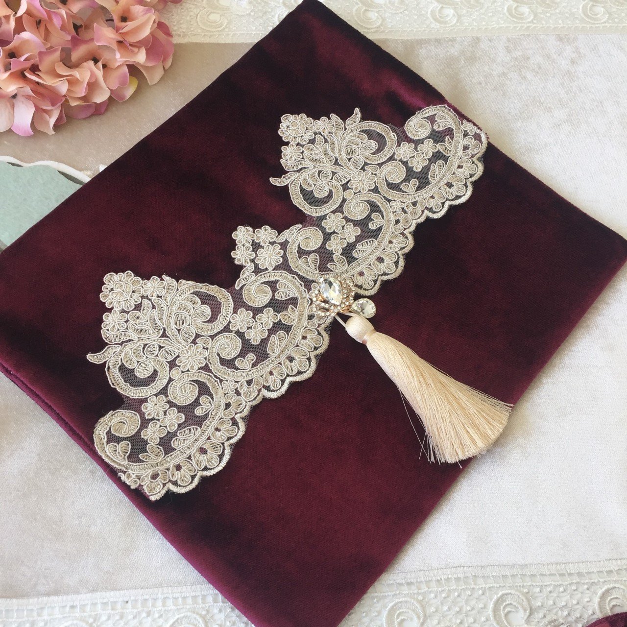 Kadife Hediye Seti | Bordo