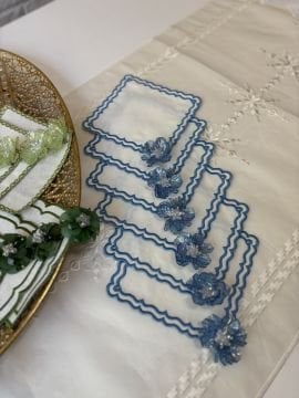 Taş Detaylı 2’li Kokteyl Peçete