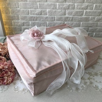 Buket Detaylı Hurç | Pudra