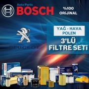 Peugeot 207 1.6 Hdi Bosch Filtre Bakım Seti 2007-2011 (495584650)