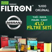 Nissan Qashqai 1.5 Dcı Mann Filtron Filtre Bakım Seti 2007-2013 (495301084)
