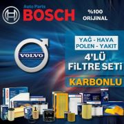 Volvo V40 1.6 D2 Dizel Bosch Filtre Bakım Seti 2013-2016 (495584460)