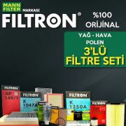 Fiat Egea 1.3 Euro5 Filtron Filtre Bakım Seti 2016-2020 3Lü 553225099