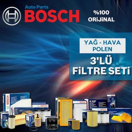 Skoda Octavia 1.6 Bosch Filtre Bakım Seti 1999-2005 3Lü 553041507