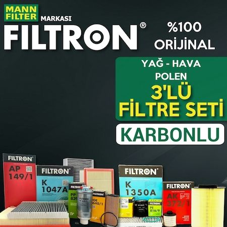 Hyundai Accent Era 1.4 Filtron Filtre Bakım Seti 2006-2012 3K 553226039