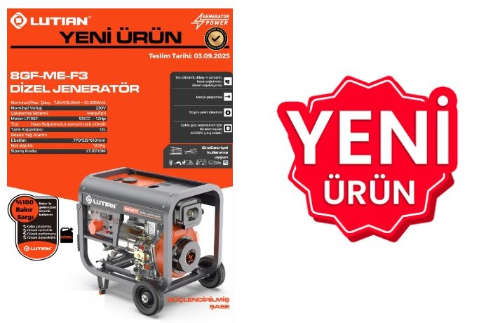 LUTİAN BGF-ME-F3 DİZEL JENERATÖR