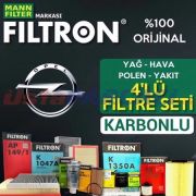 Opel Astra K 1.6 Cdti Mann Filtron Filtre Bakım Seti 2015-2018 (495301232)