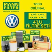 Vw Jetta 1.4 Tsi Mann-Filter Filtre Bakım Seti 2011-2015 (495301929)