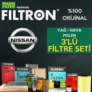 Nissan Qashqai 1.5 Dcı Mann Filtron Filtre Bakım Seti 2007-2013 (495301282)