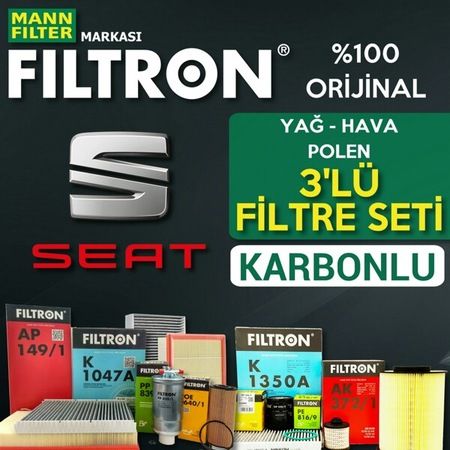 Seat Ibiza 1.4 Filtron Filtre Bakım Seti 2009-2014 Cgg