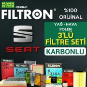 Seat Ibiza 1.4 Filtron Filtre Bakım Seti 2009-2014 Cgg