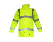 JUNIOR JN1011/P Waterproof Polarlı Fosforlu Oxford Parka Sarı S beden