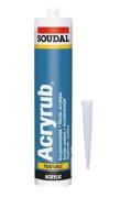 Soudal Mastik Silikonize Acryrub 500gr  BEYAZ